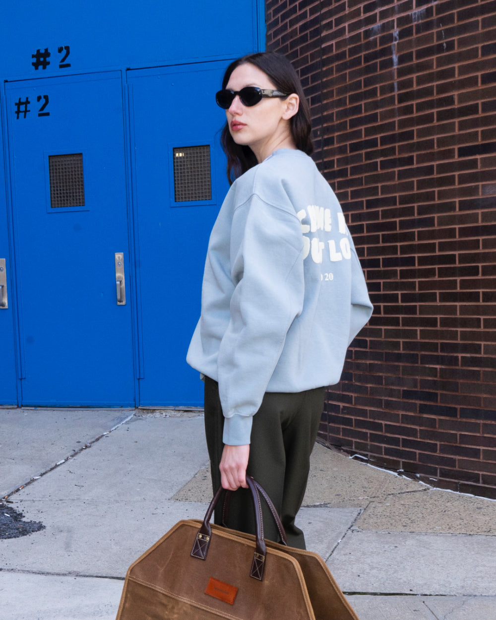 Ice Blue Sweatshirt