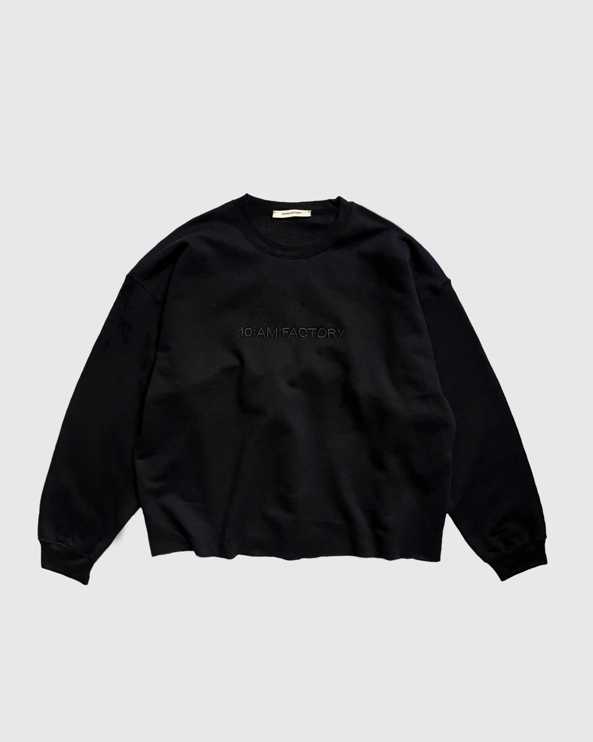 10:AM Logo Sweatshirt  – Black