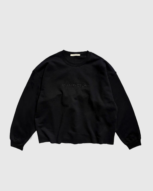 10:AM Logo Sweatshirt  – Black