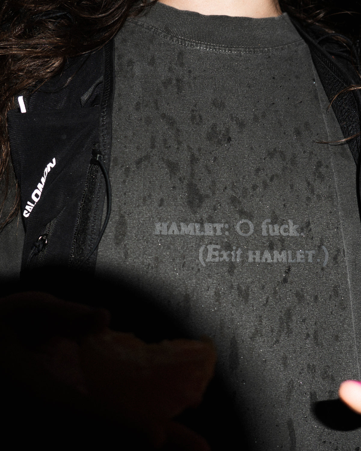 What Would Hamlet Do? Heavyweight Graphic T-Shirt – Dark Grey