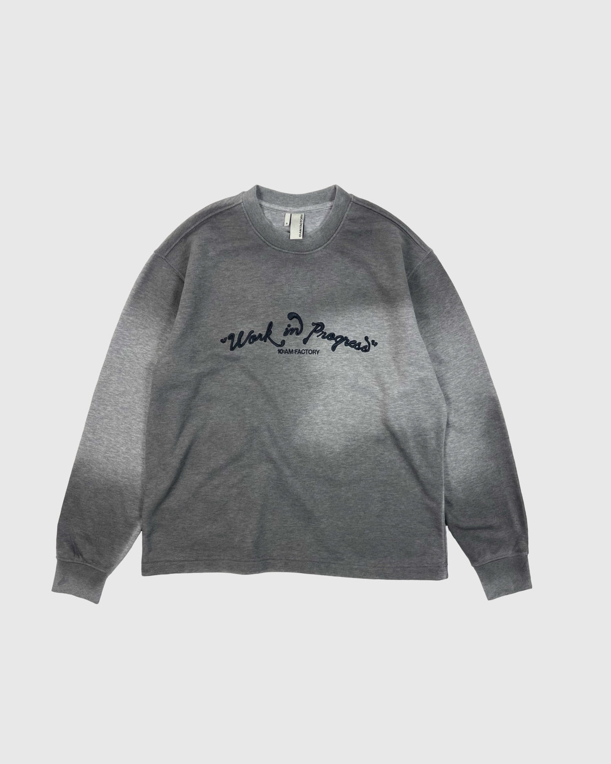 Work in Progress Graphic Sweatshirt – Ash Grey