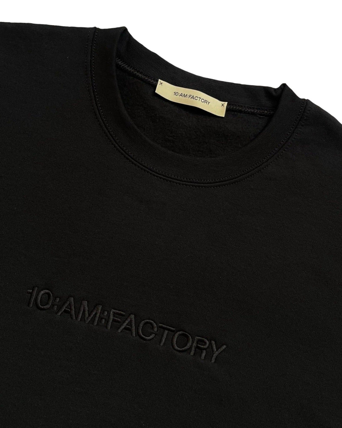 10:AM Logo Sweatshirt  – Black