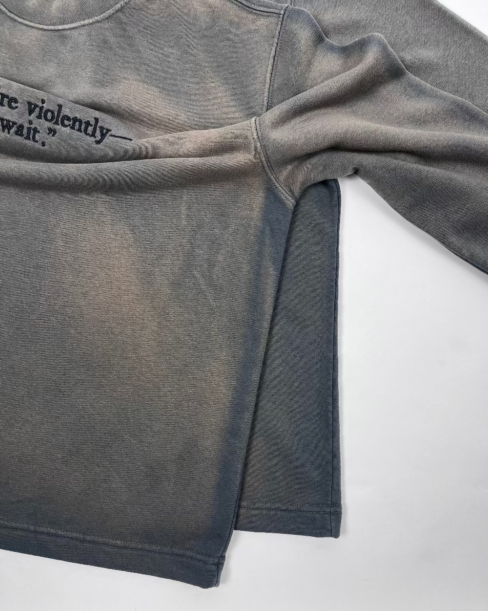 Violent Desire Graphic Sweatshirt – Dark Grey