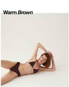 Warm Brown - Bikini Top
