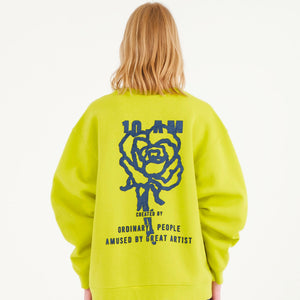 Wild Roses Neon Sweatshirt